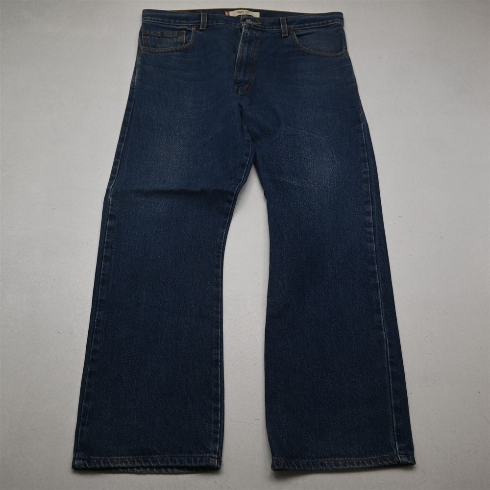 Levi's 34x30 Dark 100% Cotton Denim 517 Bootcut Mens Jeans